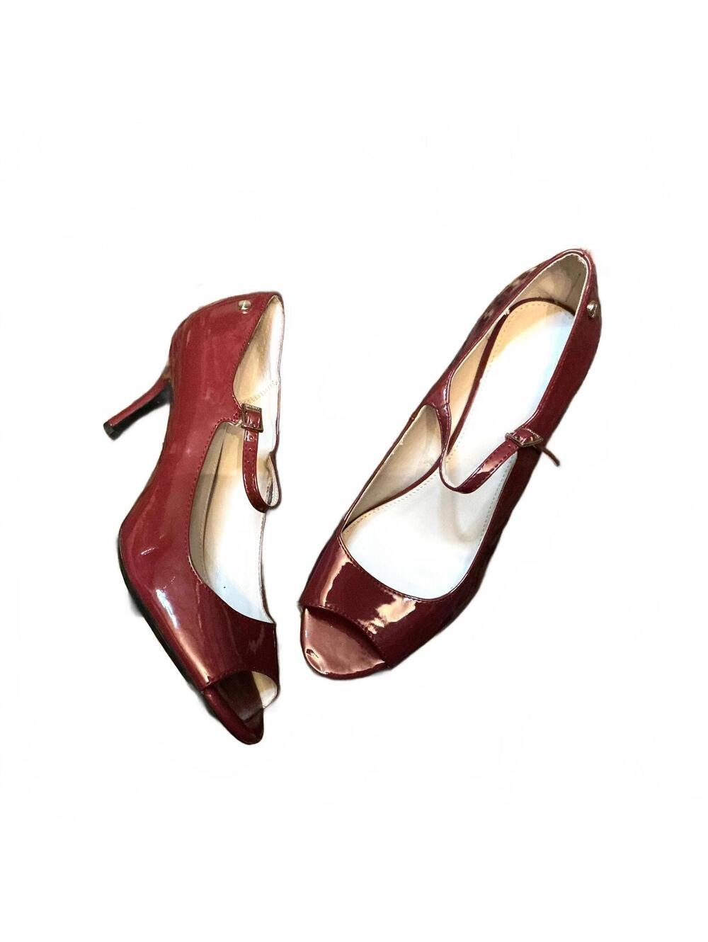 9 Terracotta Red CK Heels